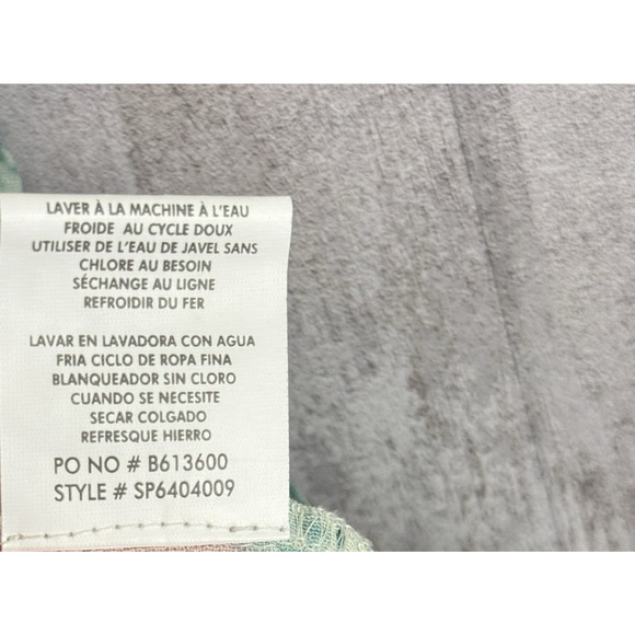 O’Neill Printed Top Womens Medium Spaghetti Straps T Back Flowy Ruffles Floral - Picture 9 of 13